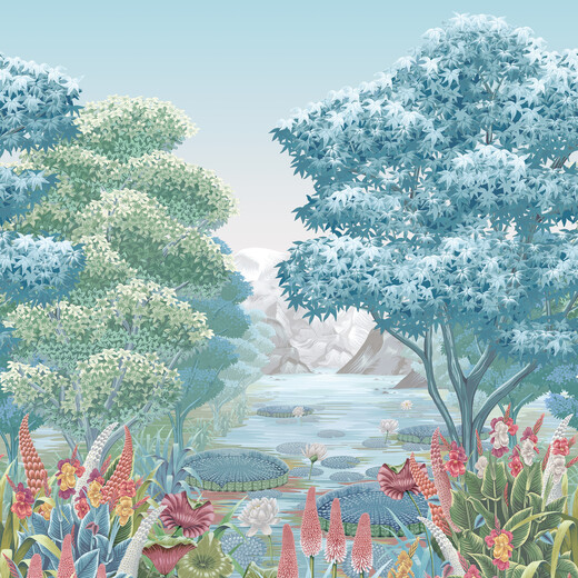 ELYSIUM MURAL Tapet panoramic – peisaj mitologic, suport non-woven