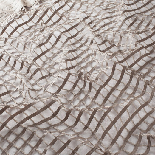 CHAIN REACTION – Perdea Modernă Tip Plasă Cu Design Geometric Contemporan