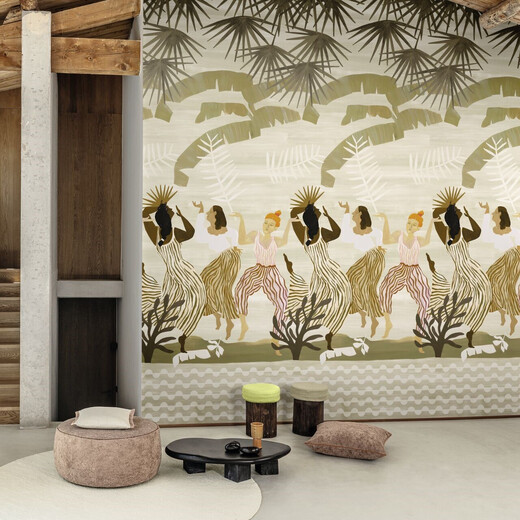 FAMOUS FRIENDS – Tapet cu motive africane exotice și energie vibrantă