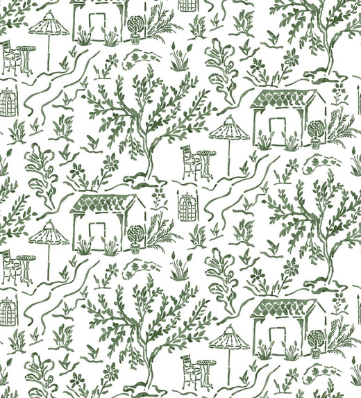 LA QUINTINIE – Țesătură din bumbac 100% by Nina Campbell, reinterpretare Toile de Jouy