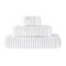 AURA White - Set de prosoape gofrate premium din bumbac 100%