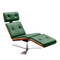 Sezlong din piele verde, ARMADILLO 7 - design Rainer Bachschmid