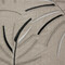 MIMOSA - Perdea Din In Cu Broderie Delicată De Frunze Și Crenguțe Stilizate