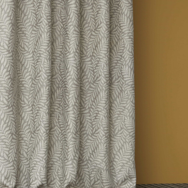 FOUGÈRE – țesătură din lână naturală cu motiv vegetal în relief