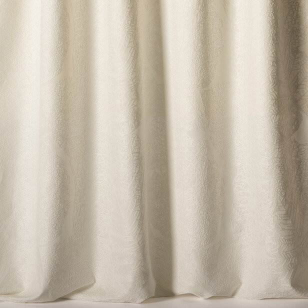 RACHEL – Țesătură Brodată Cu Flori Mari În Punct Lanț, Din In Și Bumbac