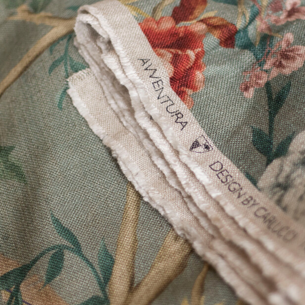 AVVENTURA – Țesătură chinoiserie din viscoză și in, de la Jab Anstoetz