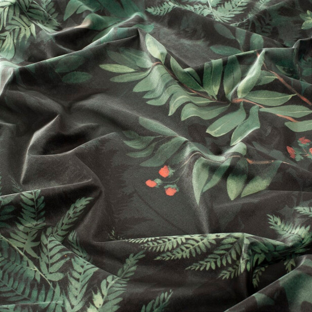 MYSTIC FOREST – Catifea imprimată cu ferigi și pădure, inspirată din fresce pompeiene