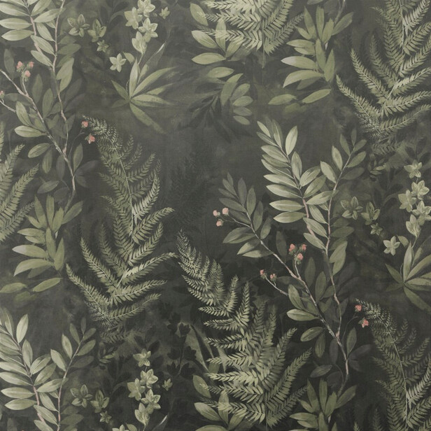 MYSTIC FOREST – Catifea imprimată cu ferigi și pădure, inspirată din fresce pompeiene