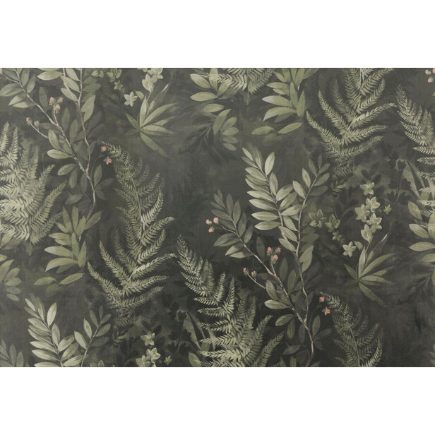 MYSTIC FOREST – Catifea imprimată cu ferigi și pădure, inspirată din fresce pompeiene