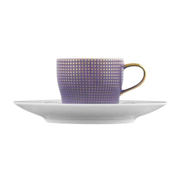 Ceasca pentru espresso cu farfurie AUREOLE CLAIR DE LUNE