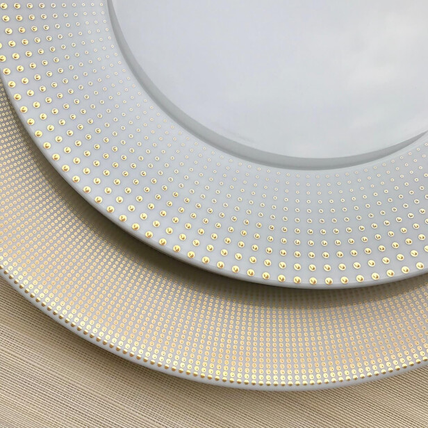 Farfurie pentru mic dejun sau gustare AUREOLE CLAIR DE LUNE