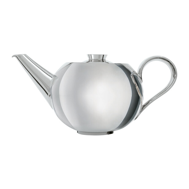 Ceainic placat cu platina, cu strecuratoare, TREASURE PLATINUM