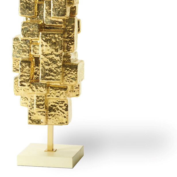 MARVIN - Lampa de masa cu baza din ceramica aurita