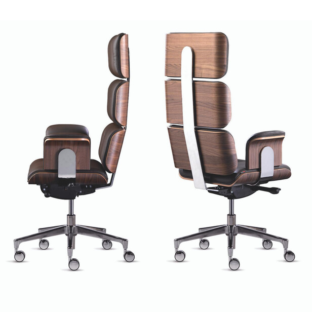 ARMADILLO 1 Scaun Directorial – Lux și Confort Ergonomic din Piele Naturală