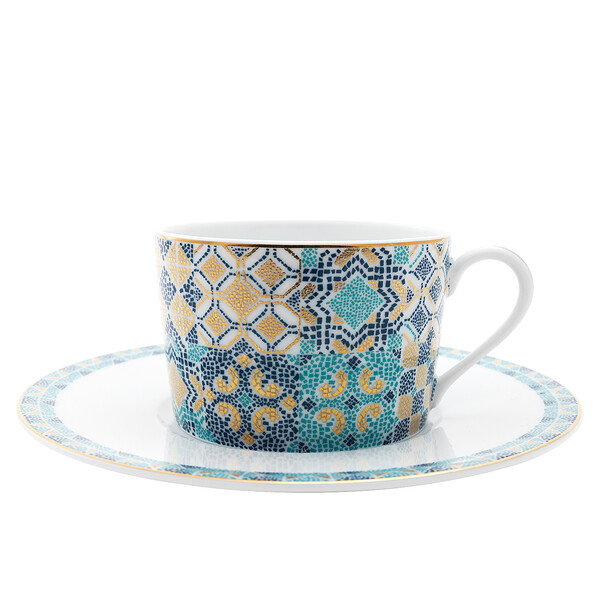 Ceasca de ceai cu farfurie Portofino