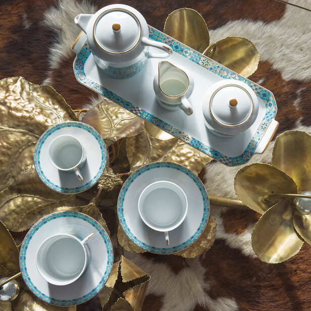 Ceasca de cafea cu farfurie Portofino