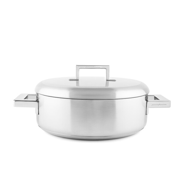 STILE – Cratiță din inox 24 cm cu capac by Pininfarina