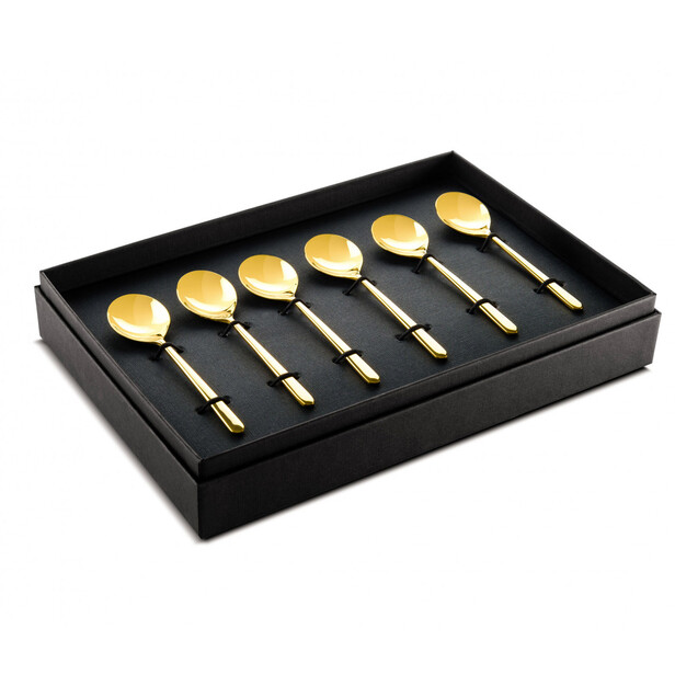 LINEA ORO – Set 6 lingurițe pentru cafea by Mepra