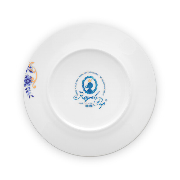 Set 6 farfurii 21 cm. pentru desert Royal Blue Stripes