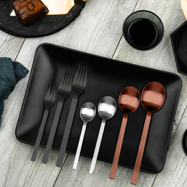 STILE NERO by Pininfarina – Linguriță pentru espresso din inox negru mat, rafinament și design italian