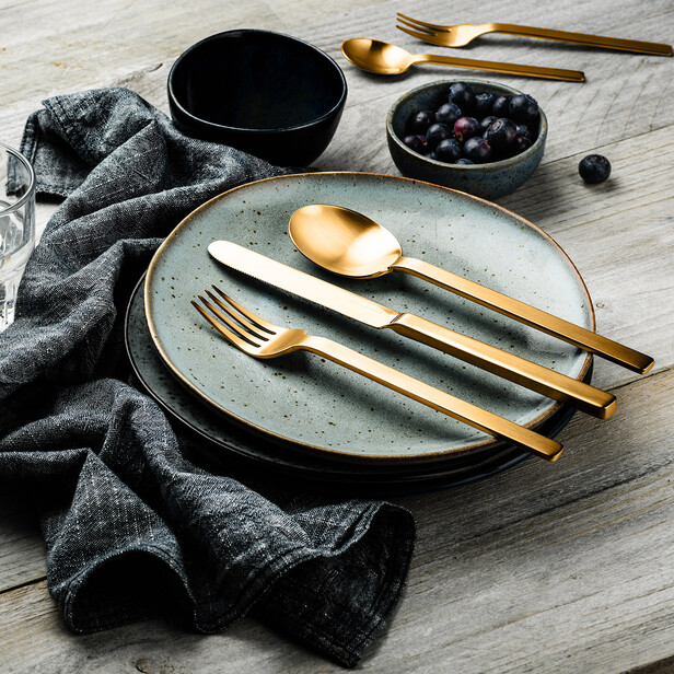 STILE ORO by Pininfarina – Linguriță pentru ceai sau cafea din inox auriu, eleganță italiană și rafinament atemporal