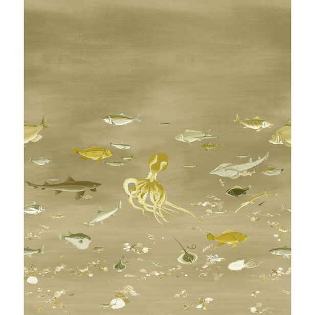 ITO – Tapet panoramic inspirat de picturile japoneze ale lui Ito Jakuchu