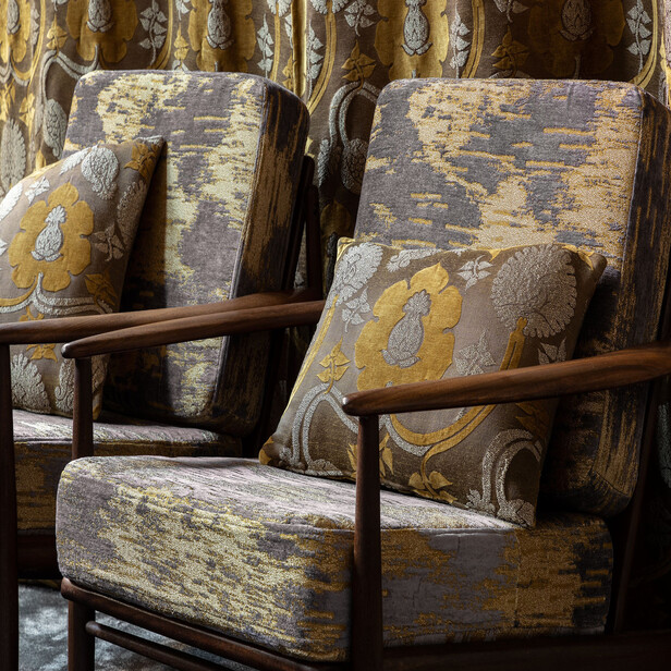 VERONA – țesătură jacquard chenille cu look vintage și textură artistică