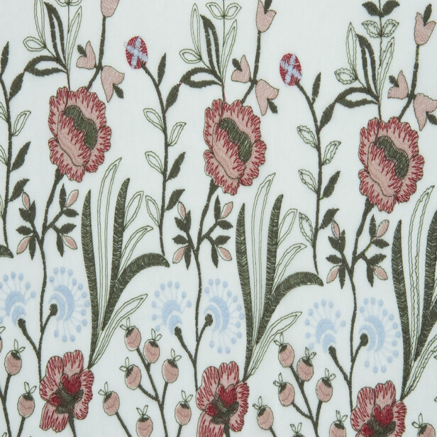 LA PRIMAVERA – Perdea Din Tul Brodat Cu Flori Inspirate Din Botticelli