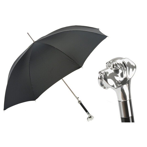Umbrela pentru barbati cu maner decor Labrador