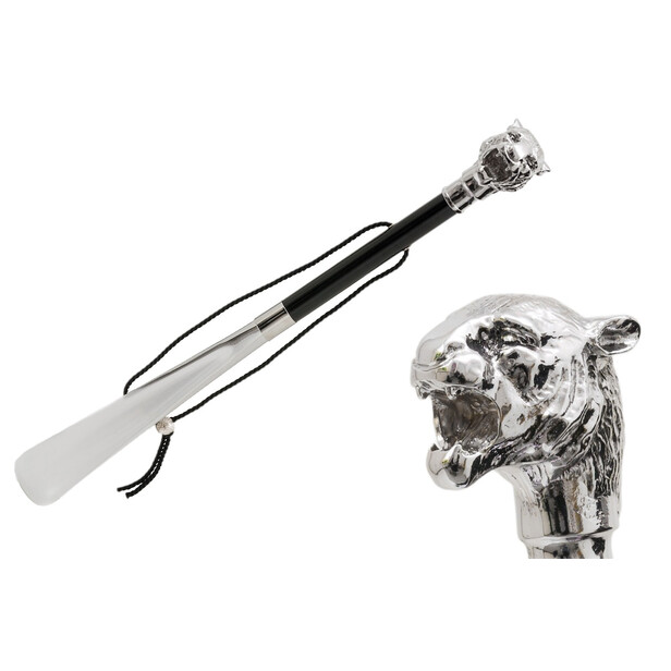 TIGER SILVER – Încălțător argintiu cu detalii negre | Pasotti