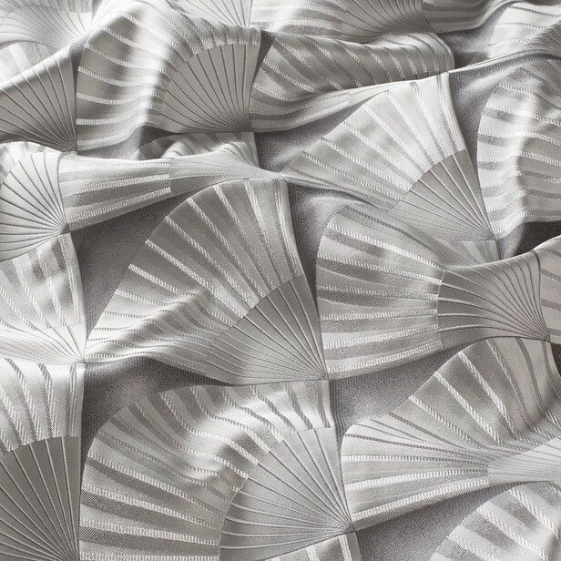 OTARU – Țesătură jacquard Art Deco ton sur ton pentru draperii, JAB Anstoetz