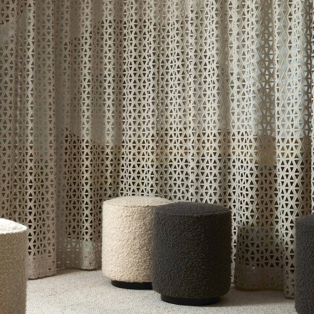 AWASSI – țesătură bouclé contemporană din fibre naturale