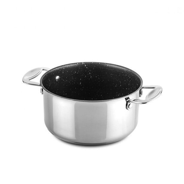 Caserola cu capac 24 cm Glamour Stone