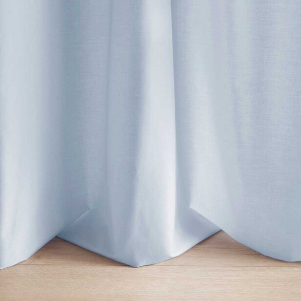 PURIS - Perdea Din Bumbac Tip Batist Fin, Semitransparent, Cu Luciu Delicat