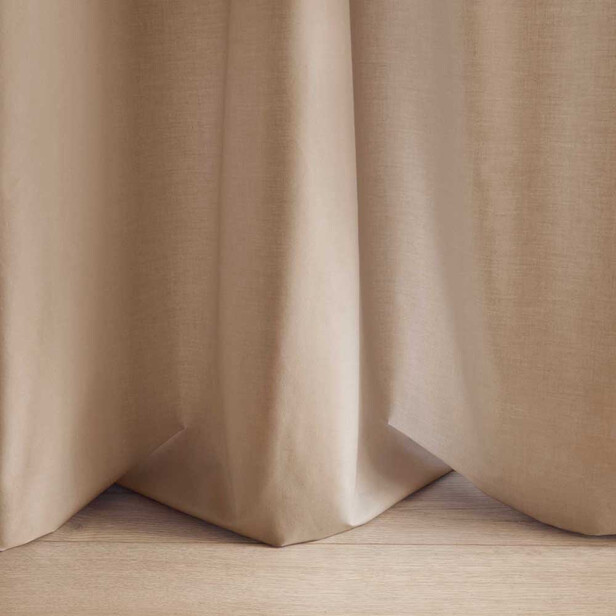 PURIS - Perdea Din Bumbac Tip Batist Fin, Semitransparent, Cu Luciu Delicat