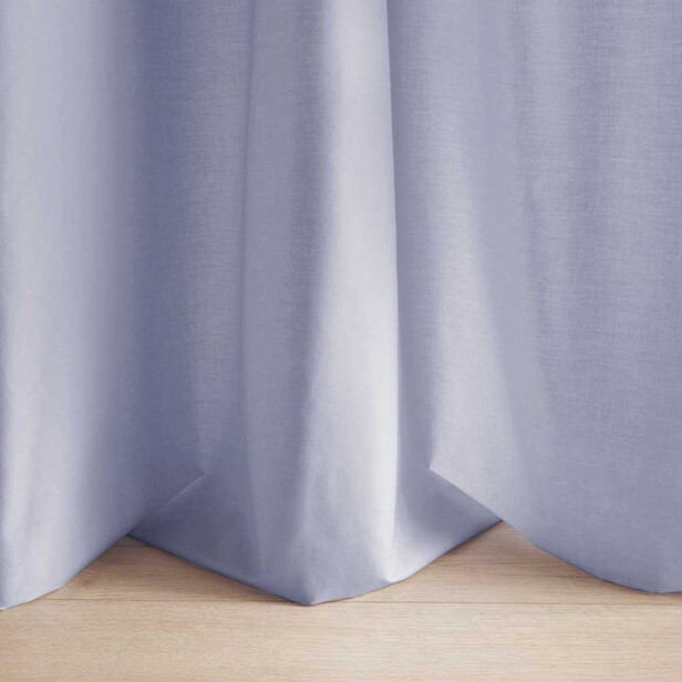 PURIS - Perdea Din Bumbac Tip Batist Fin, Semitransparent, Cu Luciu Delicat