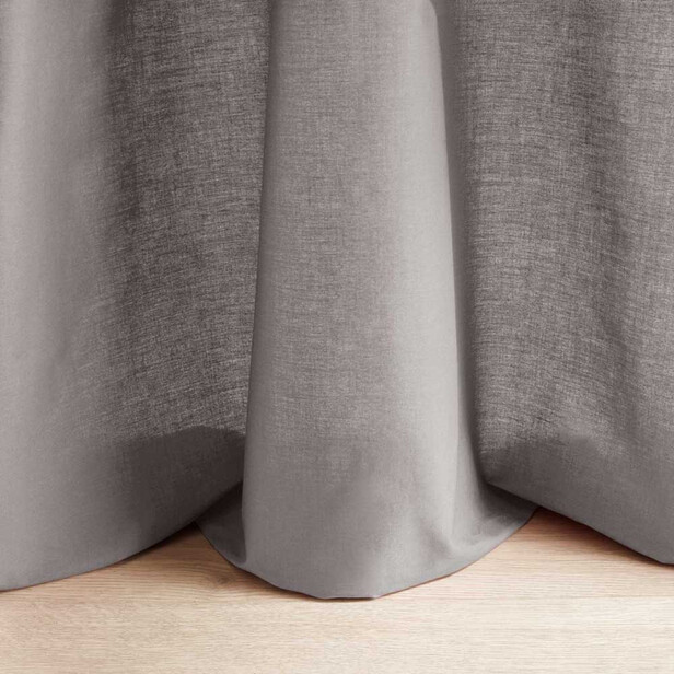 PURIS - Perdea Din Bumbac Tip Batist Fin, Semitransparent, Cu Luciu Delicat