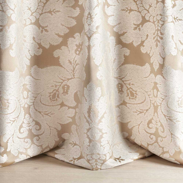 OPERA – Țesătură jacquard ornamental cu model clasic auriu