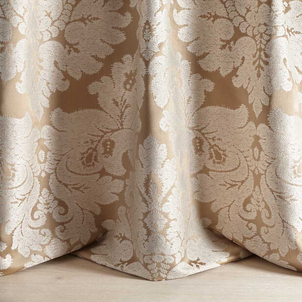 OPERA – Țesătură jacquard ornamental cu model clasic auriu