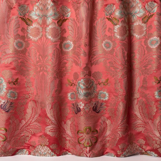 LORSICA LAMPAS – Țesătură lampas franceză cu model floral clasic