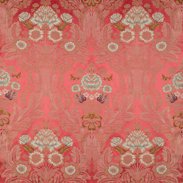 LORSICA LAMPAS – Țesătură lampas franceză cu model floral clasic