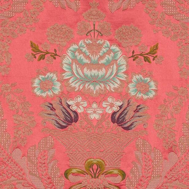 LORSICA LAMPAS – Țesătură lampas franceză cu model floral clasic