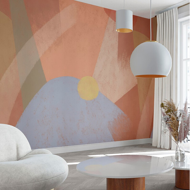 CHROMA – Tapet panoramic tip frescă cu efect mediteranean