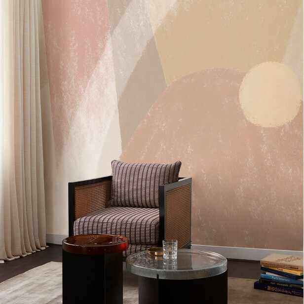 CHROMA – Tapet panoramic tip frescă cu efect mediteranean