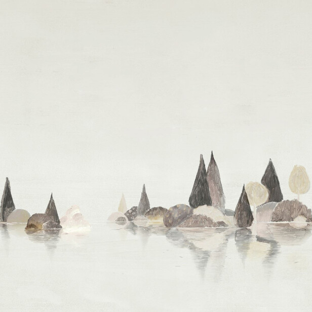 LES BORDS DES MARNE - Tapet panoramic cu peisaj liniștit pe malurile Marnei