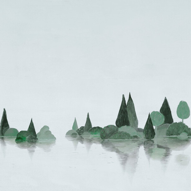 LES BORDS DES MARNE - Tapet panoramic cu peisaj liniștit pe malurile Marnei