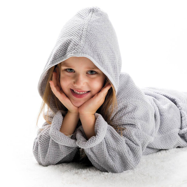 Halat de baie pentru copii BEE WAFFLE 4/5 ani