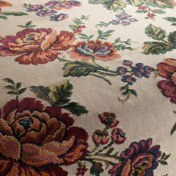 LOMBARDIA – Țesătură goblen floral romantic cu trandafiri
