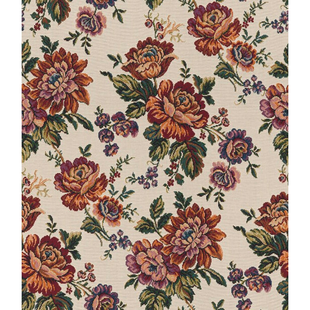 LOMBARDIA – Țesătură goblen floral romantic cu trandafiri