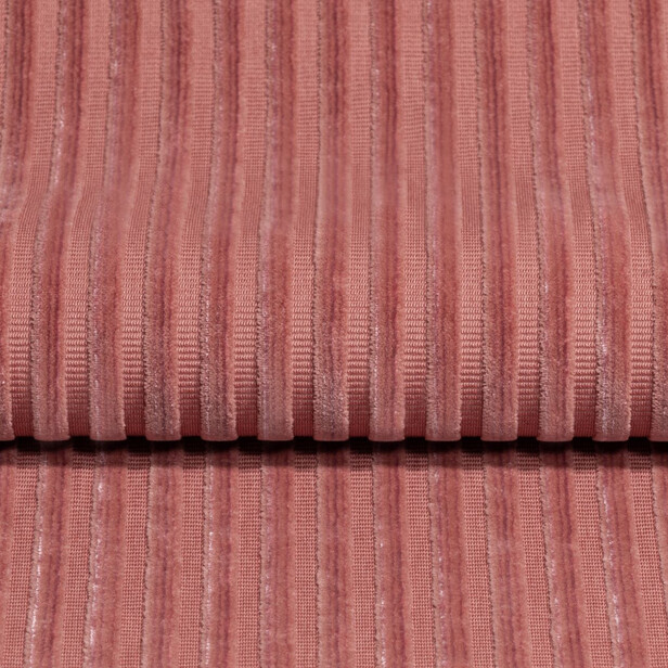 VENERE STRIPED – Catifea italiană din bumbac cu dungi fine elegante